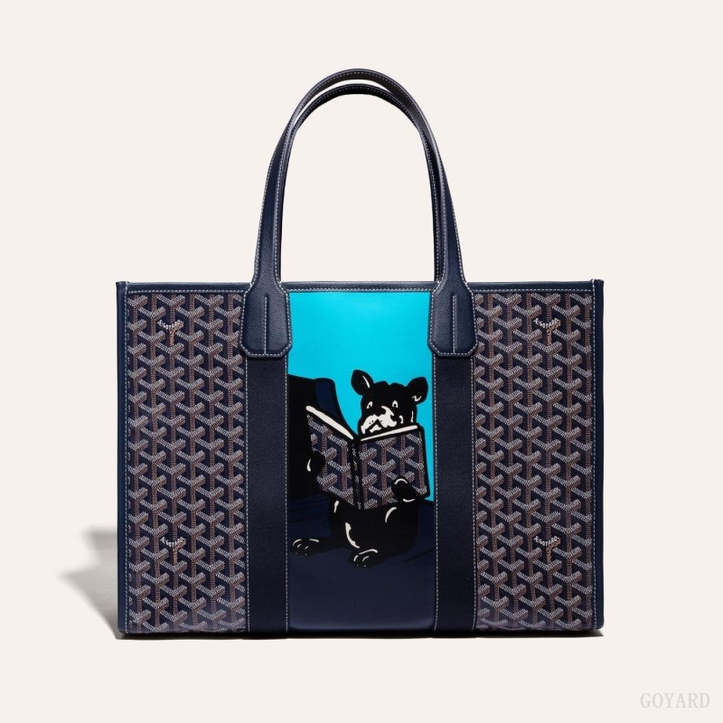 Goyard VILLETTE TOTE BAG Navy Blue | ASCG0749