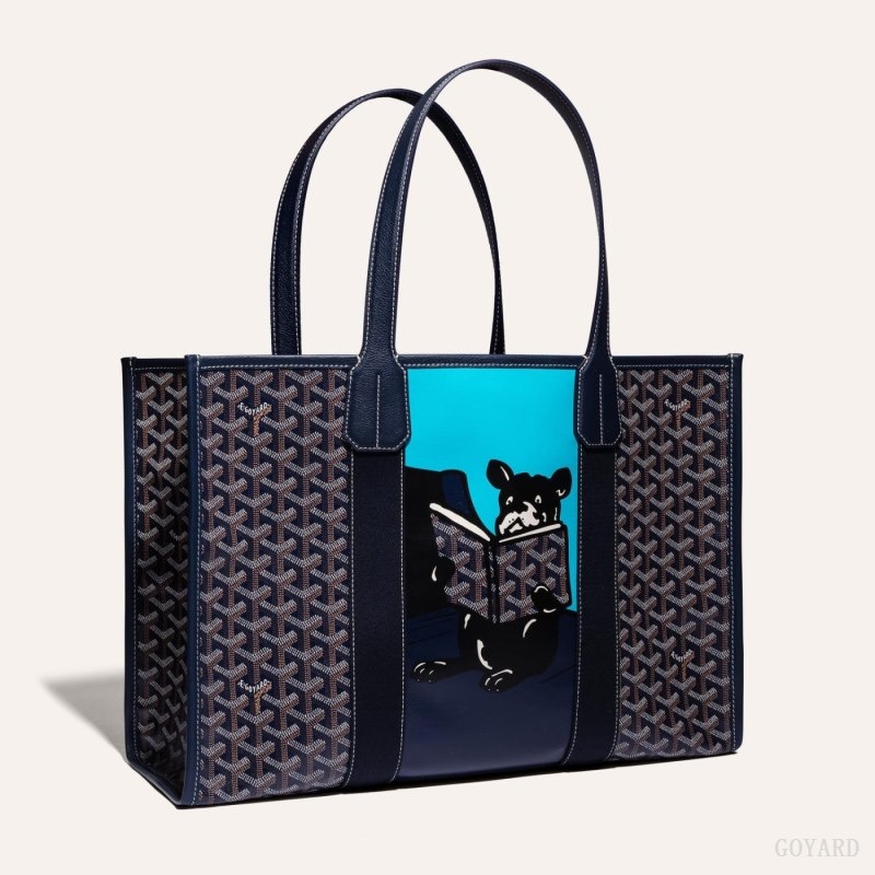 Goyard VILLETTE TOTE BAG Navy Blue | ASCG0749