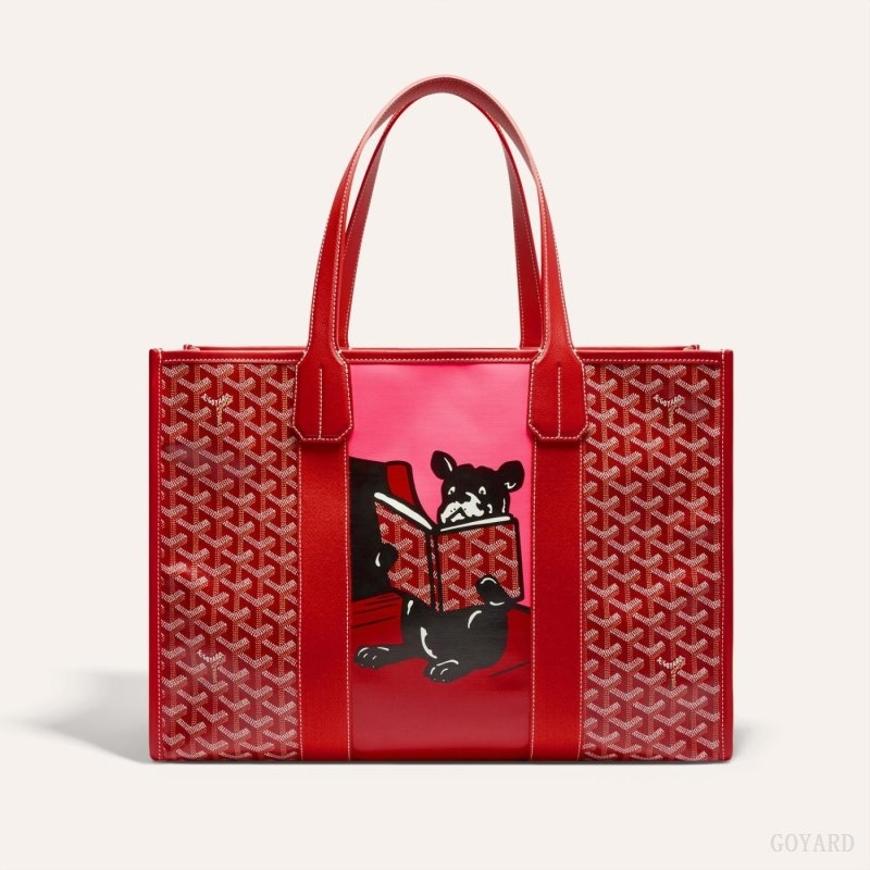 Goyard VILLETTE TOTE BAG Red | MLUC6807