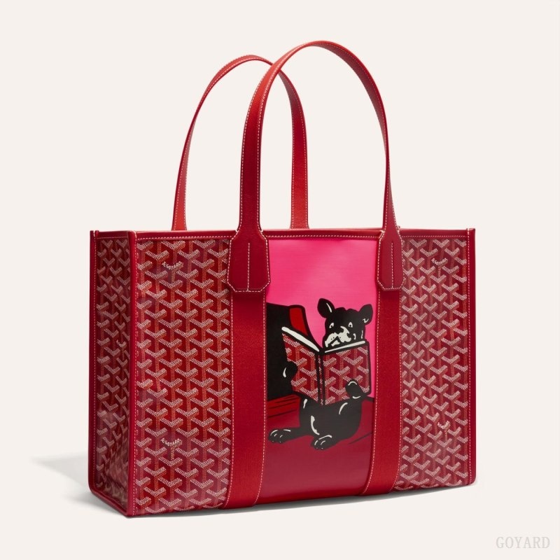 Goyard VILLETTE TOTE BAG Red | MLUC6807