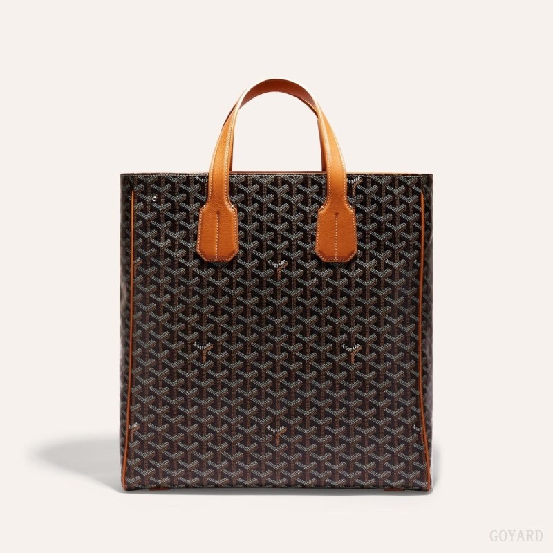 Goyard VOLTAIRE BAG Black / Brown | PBZV9961