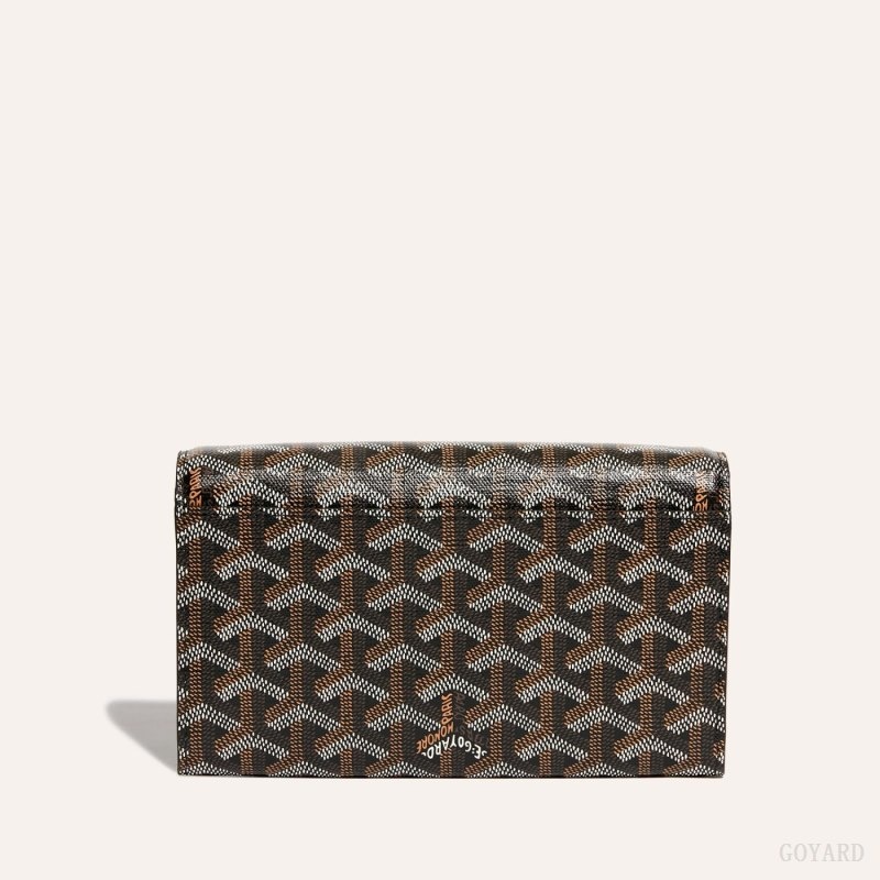 Goyard Varenne Continental Wallet Black | YTIY1665