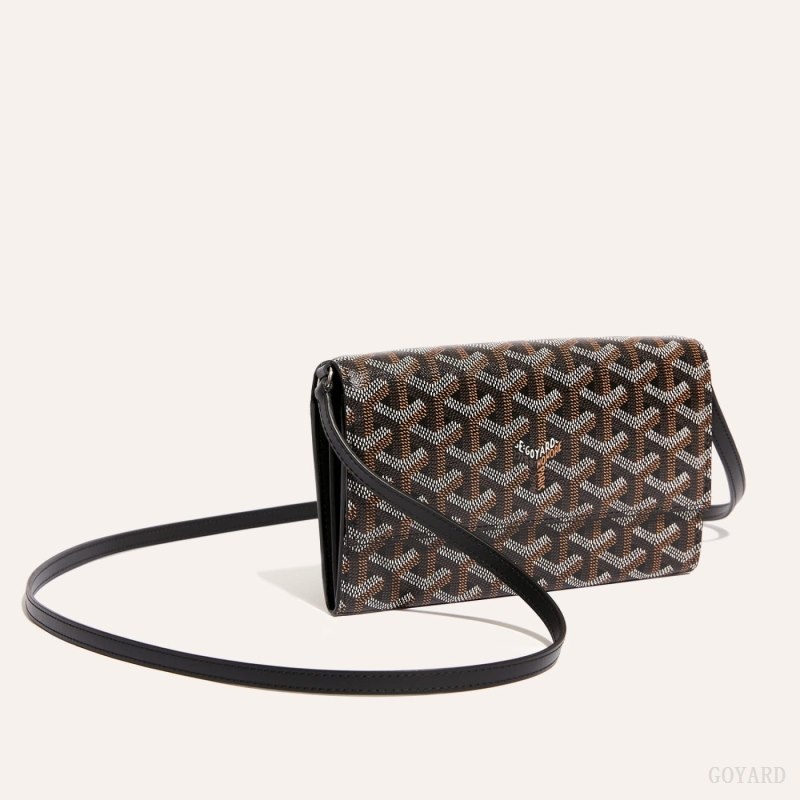 Goyard Varenne Continental Wallet Black | YTIY1665