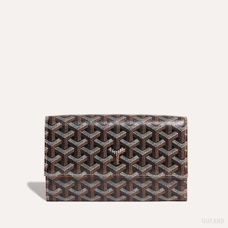 Goyard Varenne Continental Wallet Black / Brown | NCCX8534