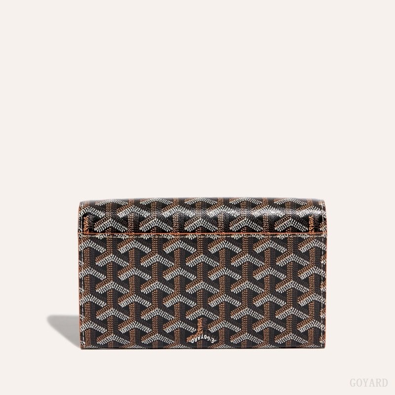 Goyard Varenne Continental Wallet Black / Brown | NCCX8534