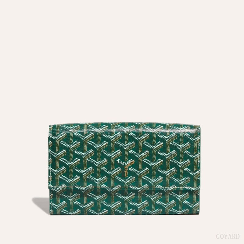 Goyard Varenne Continental Wallet Green | YKKD0519