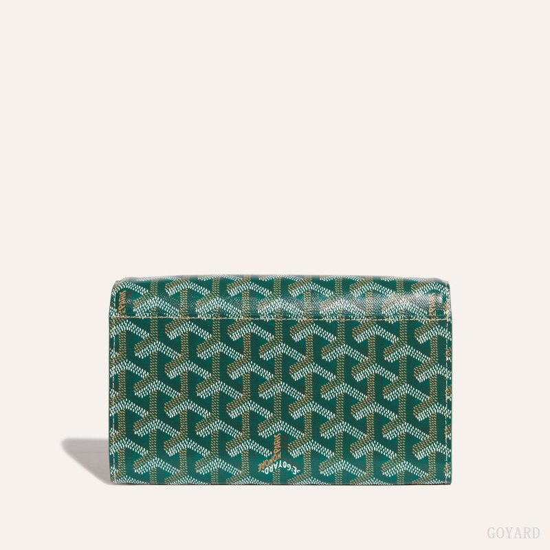 Goyard Varenne Continental Wallet Green | YKKD0519