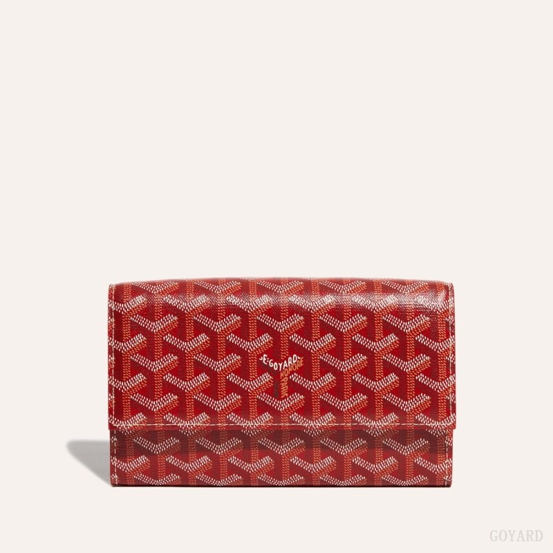 Goyard Varenne Continental Wallet Red | NIFK9609