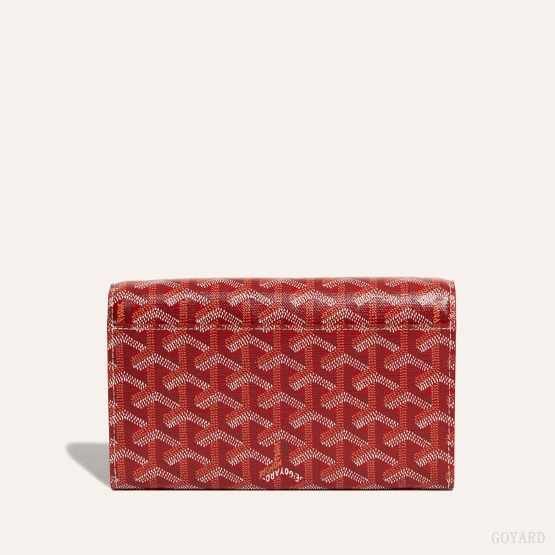 Goyard Varenne Continental Wallet Red | NIFK9609