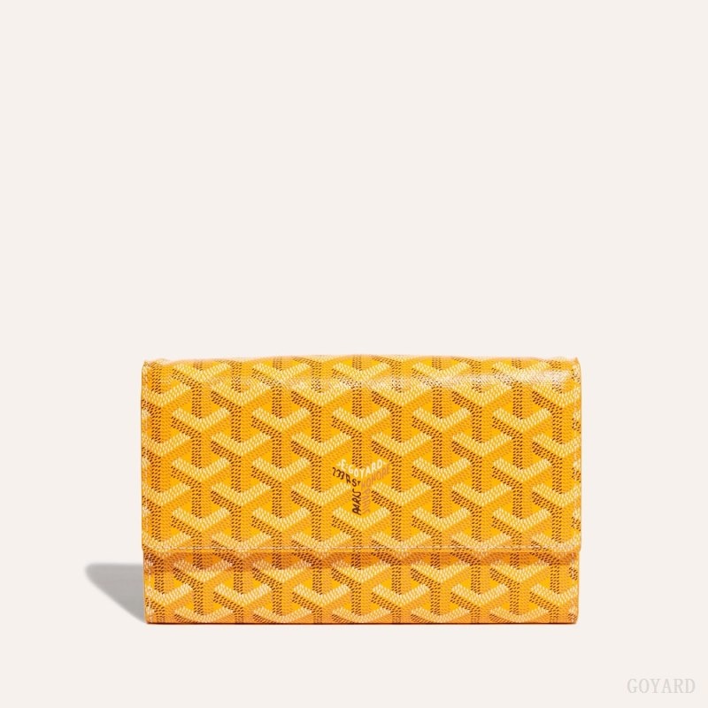 Goyard Varenne Continental Wallet Yellow | VOYJ8695