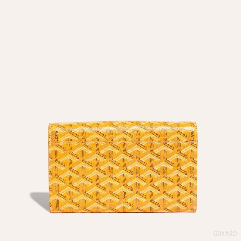 Goyard Varenne Continental Wallet Yellow | VOYJ8695