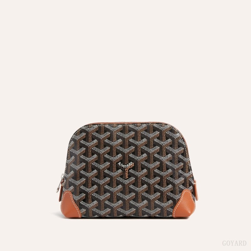 Goyard Vendôme Cosmetic Pouch Black / Brown | MPQT6012