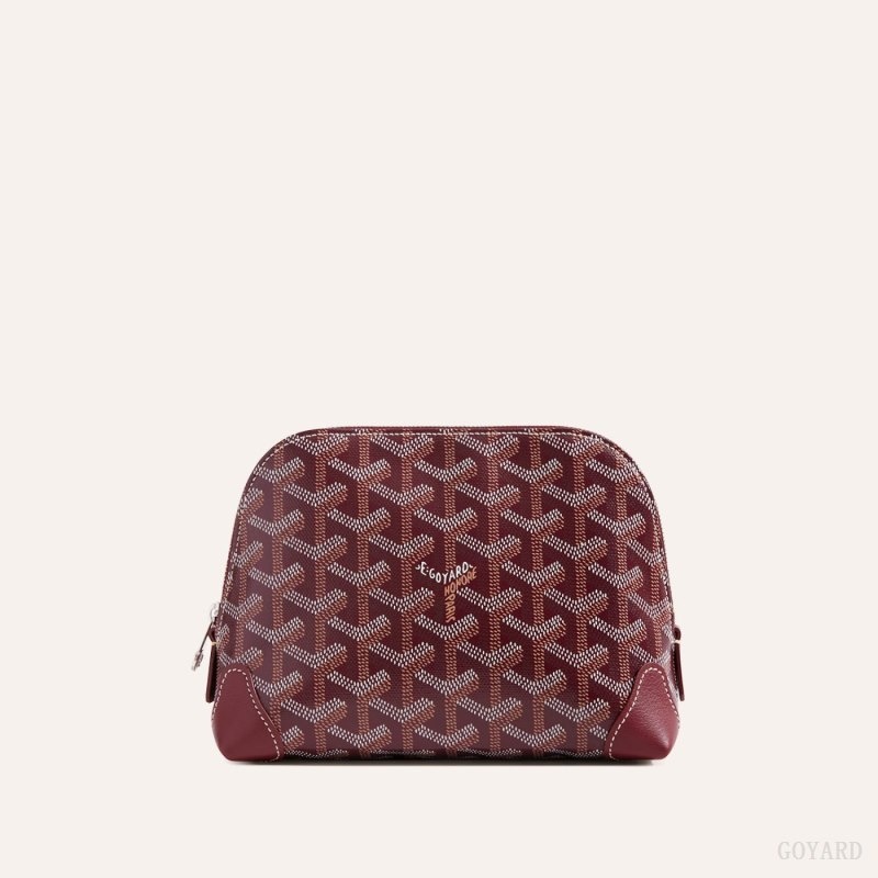 Goyard Vendôme Cosmetic Pouch Burgundy | PWTP1017