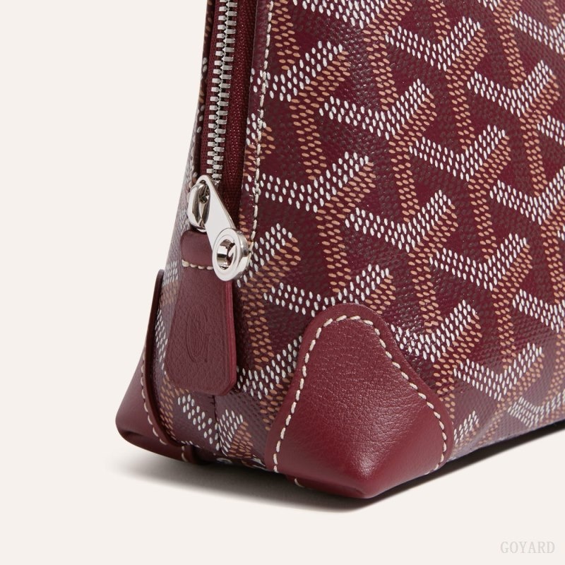 Goyard Vendôme Cosmetic Pouch Burgundy | PWTP1017