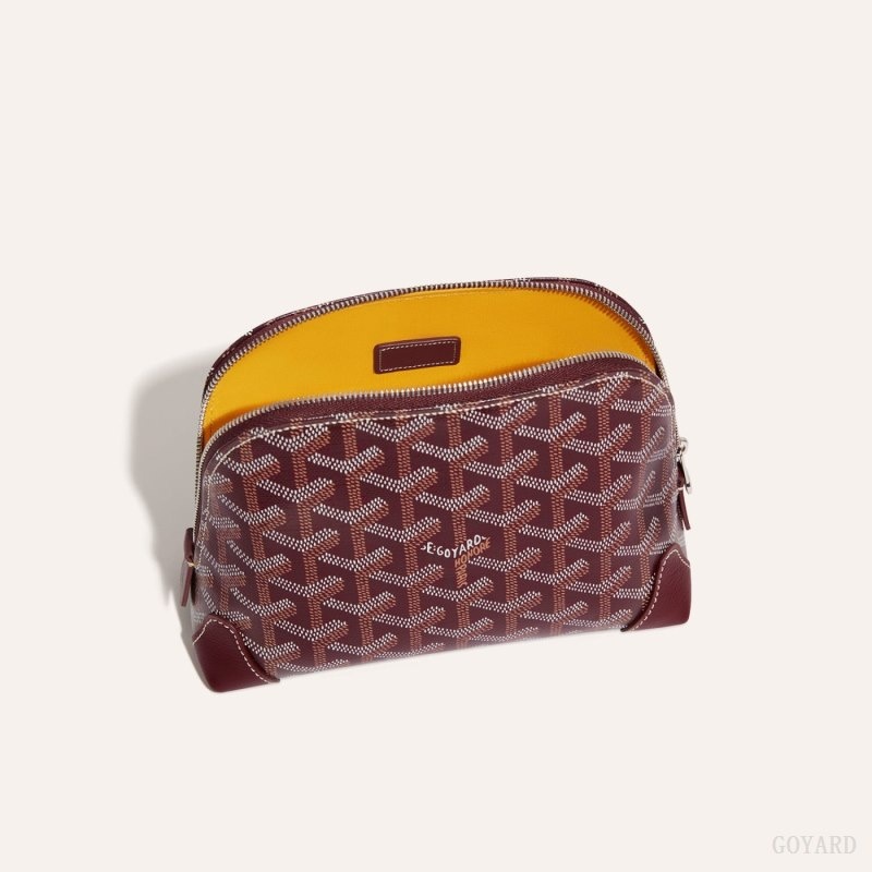 Goyard Vendôme Cosmetic Pouch Burgundy | PWTP1017