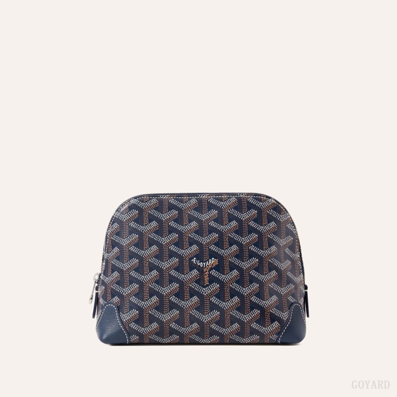 Goyard Vendôme Cosmetic Pouch Navy Blue | QYUN2065