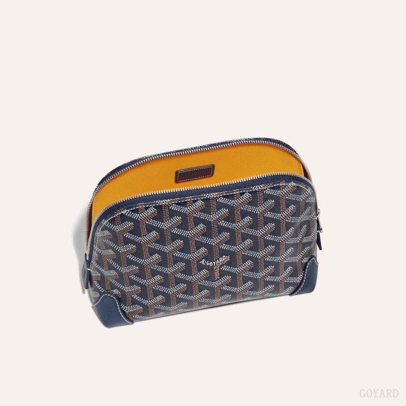 Goyard Vendôme Cosmetic Pouch Navy Blue | QYUN2065