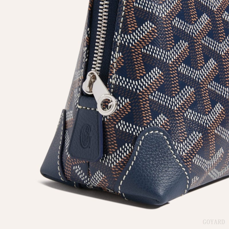 Goyard Vendôme Cosmetic Pouch Navy Blue | QYUN2065