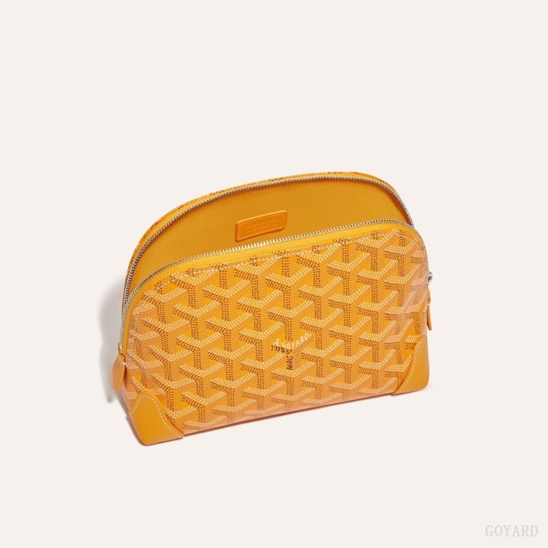 Goyard Vendôme Cosmetic Pouch Yellow | QVQS7356