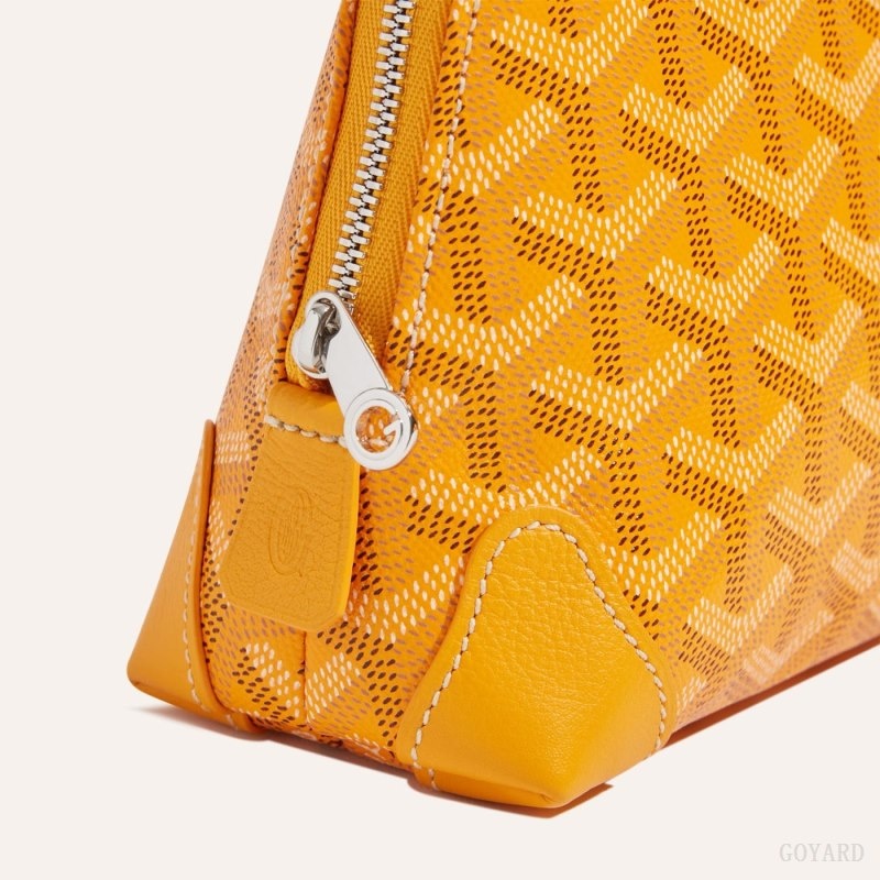 Goyard Vendôme Cosmetic Pouch Yellow | QVQS7356