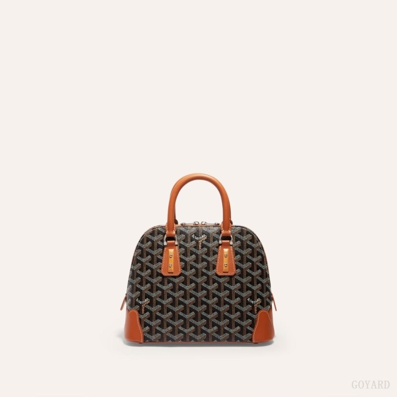 Goyard Vendôme Mini Bag Black / Brown | KSYF3349