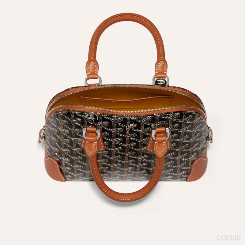 Goyard Vendôme Mini Bag Black / Brown | KSYF3349