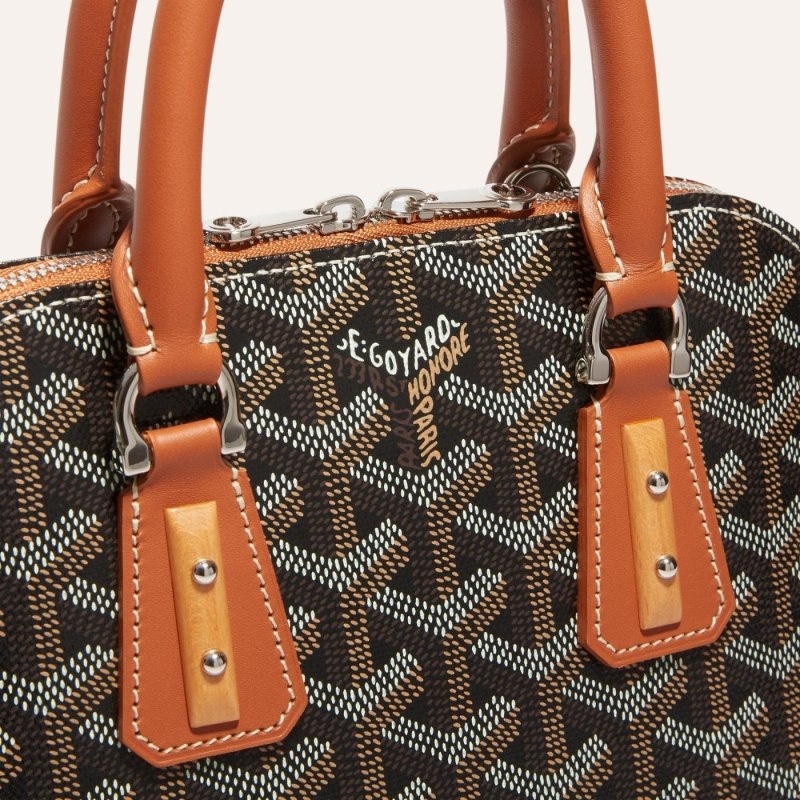 Goyard Vendôme Mini Bag Black / Brown | KSYF3349