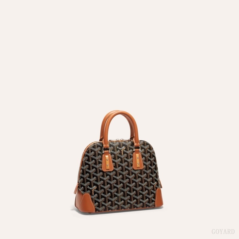 Goyard Vendôme Mini Bag Black / Brown | KSYF3349