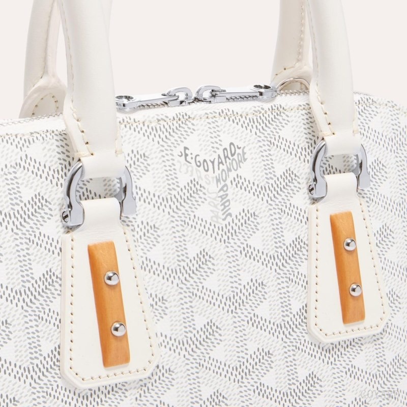 Goyard Vendôme Mini Bag White | OBCZ5013