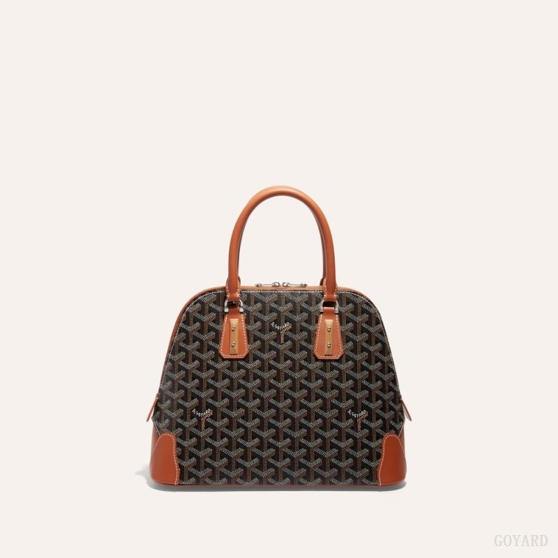 Goyard Vendôme PM Bag Black / Brown | DKSS2384