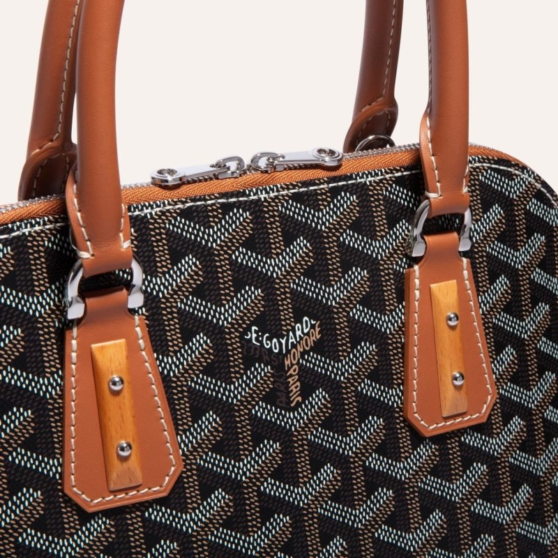 Goyard Vendôme PM Bag Black / Brown | DKSS2384