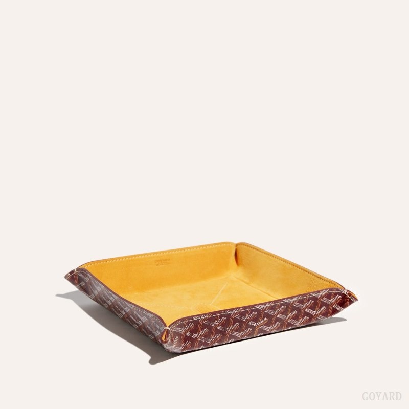 Goyard Vide Poche Fourre-Tout Burgundy | SUPG5946