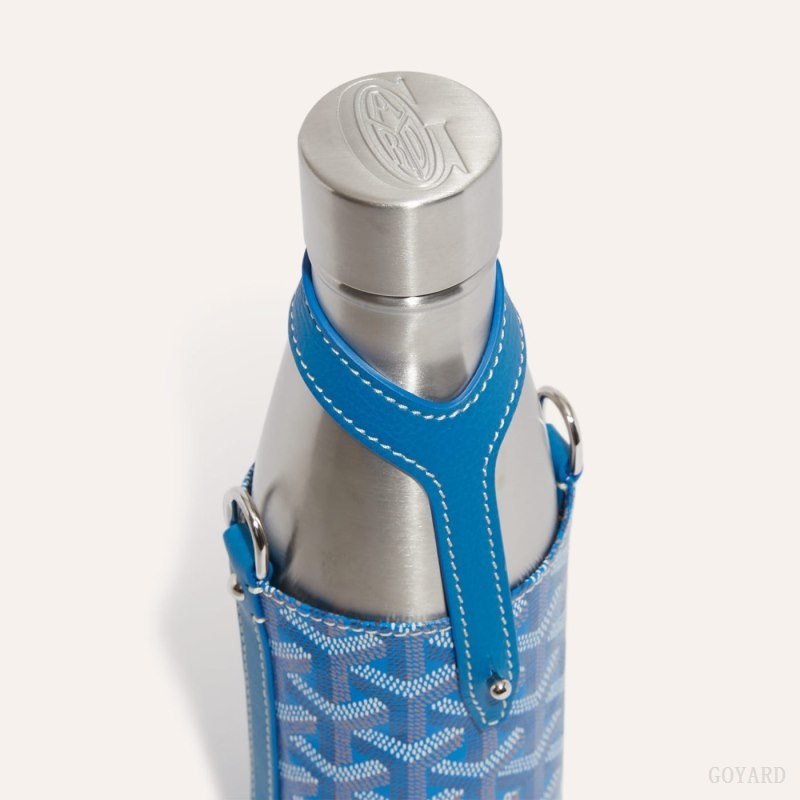 Goyard Yonne MM Case & Flask Blue | GHGX1968