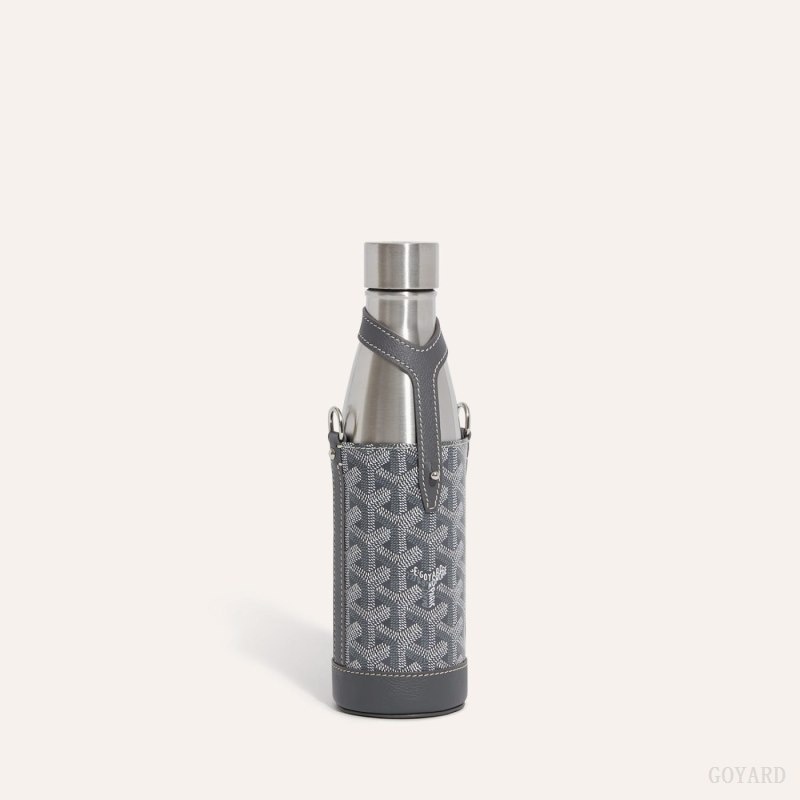 Goyard Yonne MM Case & Flask Grey | CHAD0788