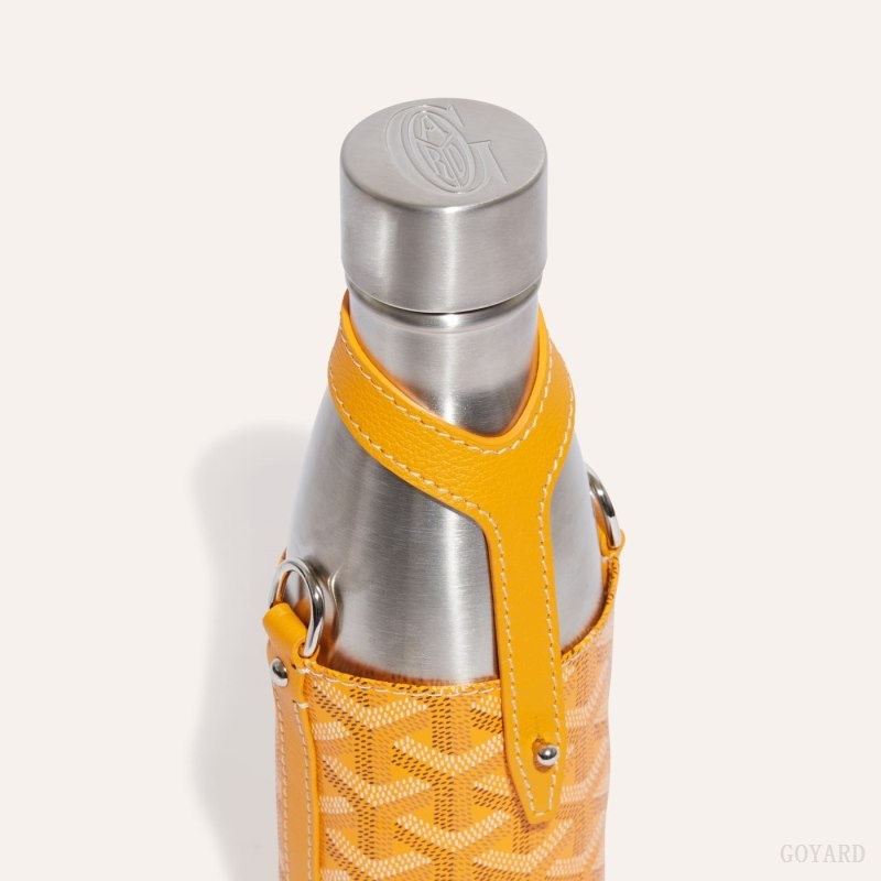 Goyard Yonne MM Case & Flask Yellow | FFWG5270