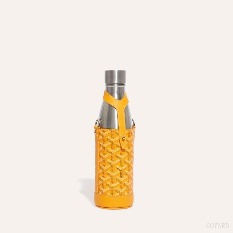 Goyard Yonne MM Case & Flask Yellow | FFWG5270