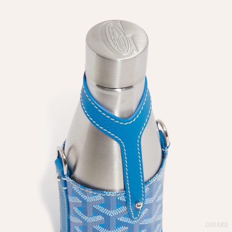 Goyard Yonne PM Case & Flask Blue | PTWL3617