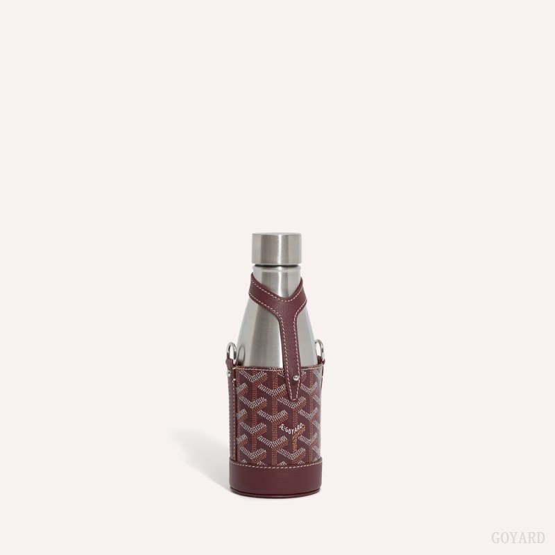 Goyard Yonne PM Case & Flask Burgundy | VCSG5763