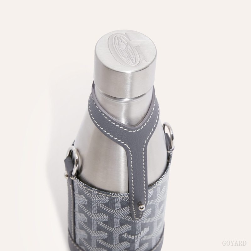 Goyard Yonne PM Case & Flask Grey | HKWY6591