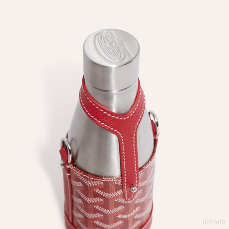 Goyard Yonne PM Case & Flask Red | LCUJ5552