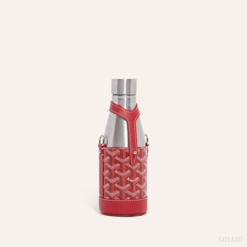 Goyard Yonne PM Case & Flask Red | LCUJ5552