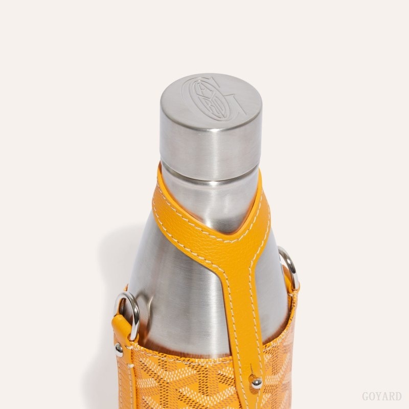 Goyard Yonne PM Case & Flask Yellow | EXPL7504