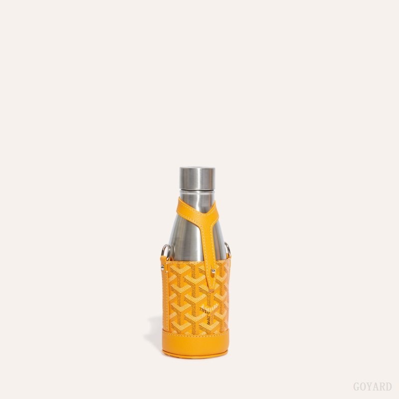 Goyard Yonne PM Case & Flask Yellow | EXPL7504